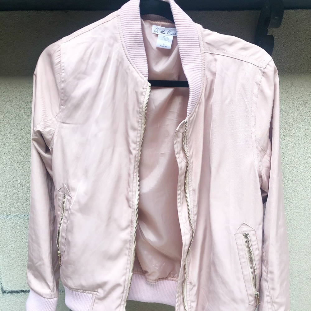 On the Road - Pink Silk Jacket